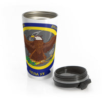 HERA XV Mission Patch Stainless Steel Travel Mug