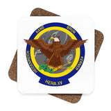 HERA XV Mission Patch Hardboard Coaster Set - 4pcs