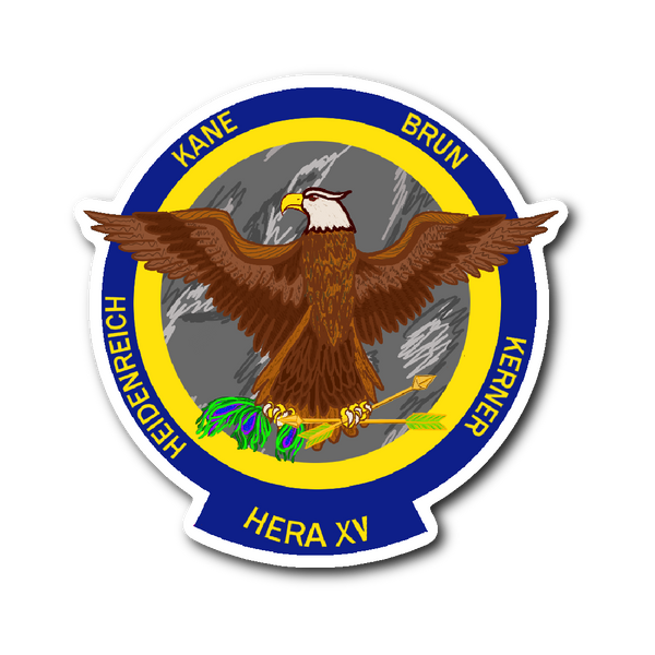 HERA XV Mission Patch Sticker